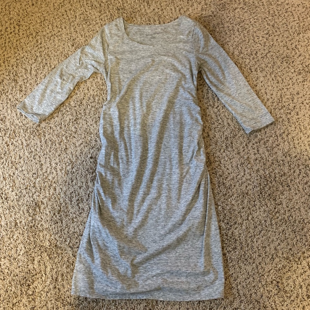Liz Lange Grey Maternity Dress